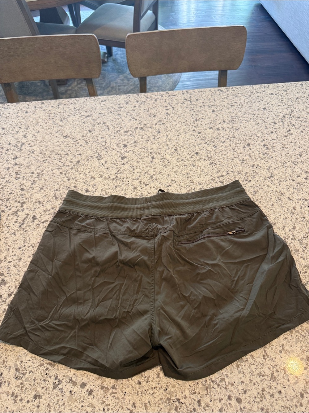 The North Face Olive Athletic Drawstring Shorts - Picture 5 of 6